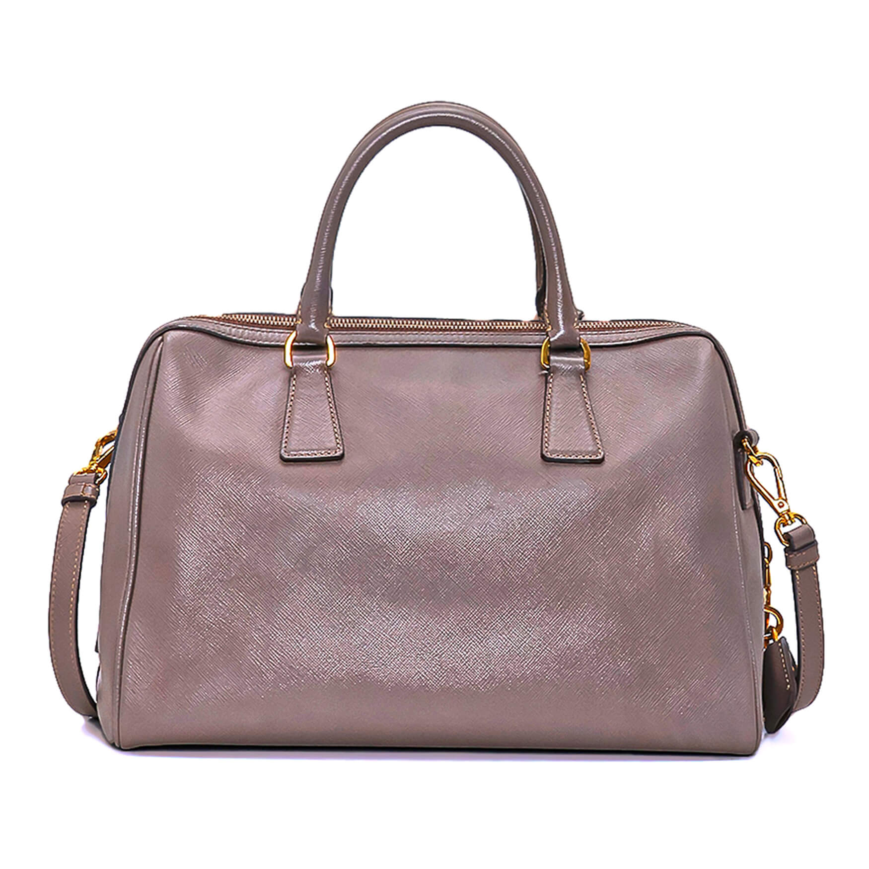 Prada - Stone Leather Handbag